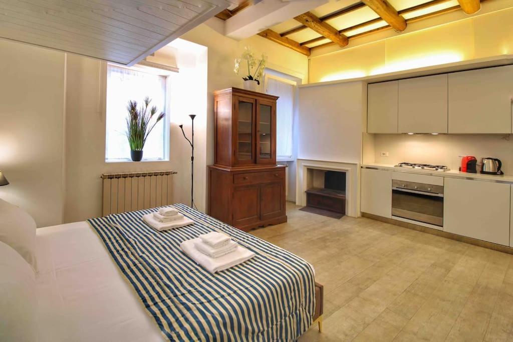 Cozy Studio Flat In Trastevere By Yourhost 로마 외부 사진